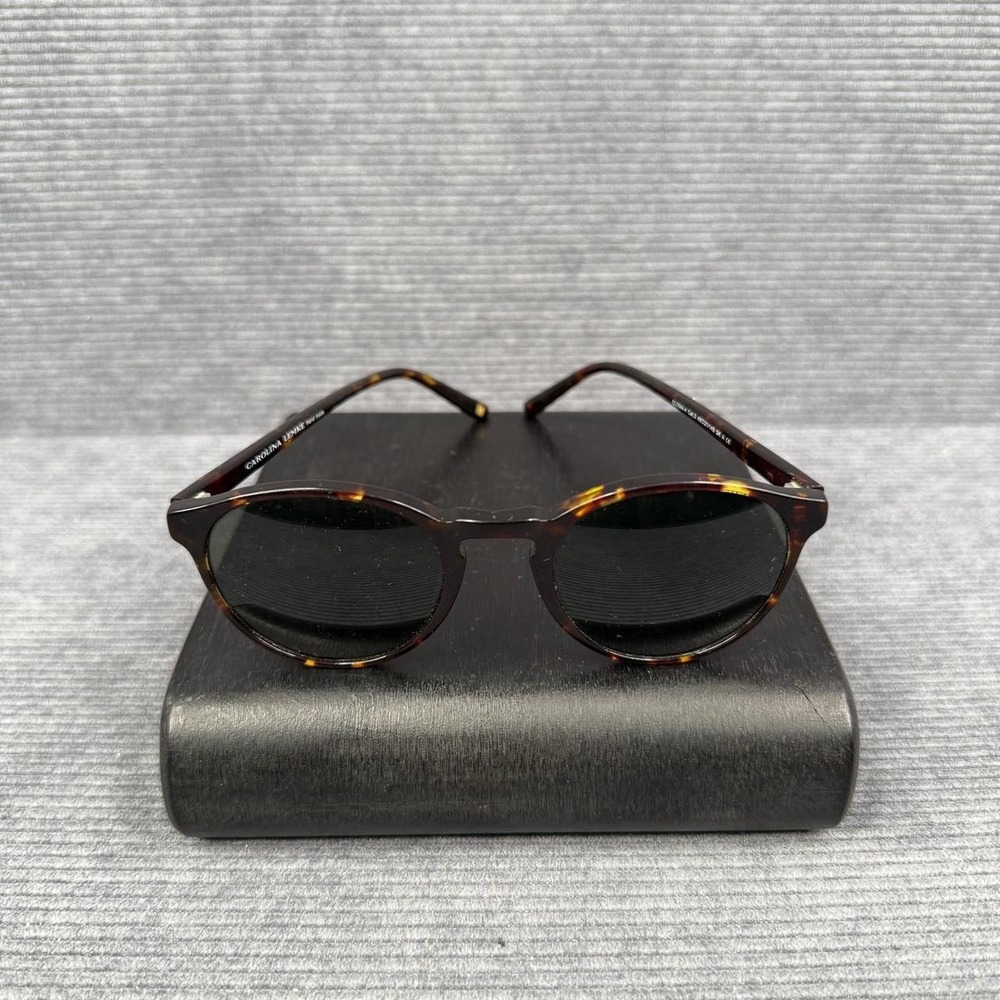 Carolina Lemke CL7644-4 Tortoise Round Sunglasses 49-21-145 Cat 3